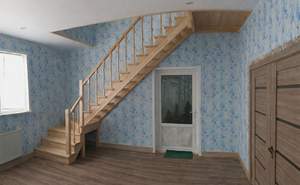 Дом 66м&sup2;, 2-этажный, участок 6 сот.  