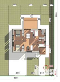 Дом 78м&sup2;, 1-этажный, участок 10 сот.  