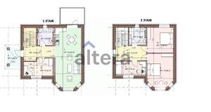 Дом 134м&sup2;, 2-этажный, участок 6 сот.  