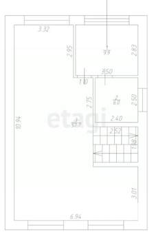 Дом 162м², 2-этажный, участок 5 сот.  
