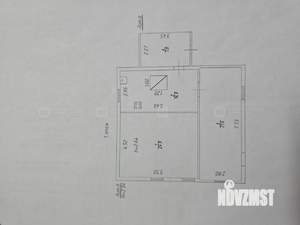 Дом 61м&sup2;, 1-этажный, участок 6 сот.  