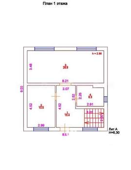 Дом 140м², 1-этажный, участок 4 сот.  