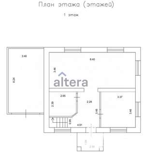 Дом 138м², 2-этажный, участок 5 сот.  