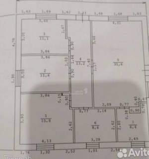 Дом 102м&sup2;, 1-этажный, участок 5 сот.  