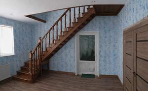 Дом 66м&sup2;, 2-этажный, участок 6 сот.  