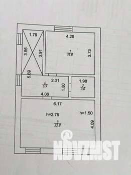 Дом 110м², 2-этажный, участок 4 сот.  