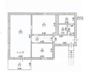 Дача 162м², 2-этажный, участок 6 сот.  