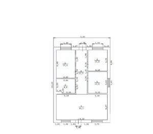 Дом 100м², 1-этажный, участок 5 сот.  