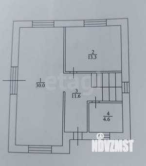 Дом 123м², 2-этажный, участок 5 сот.  