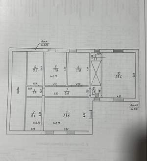 Дом 223м², 2-этажный, участок 6 сот.  