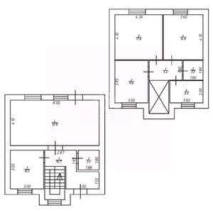 Дом 150м&sup2;, 2-этажный, участок 5 сот.  