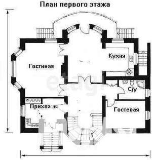 Дом 436м², 2-этажный, участок 11 сот.  