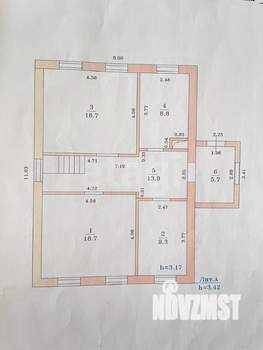 Дом 144м², 2-этажный, участок 4 сот.  