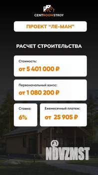 Дом 98м², 2-этажный, участок 6 сот.  