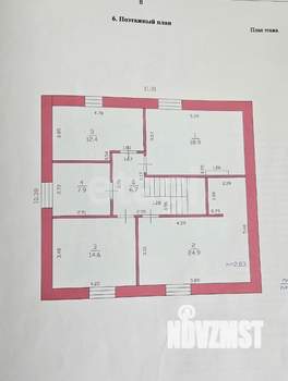 Дом 174м², 2-этажный, участок 10 сот.  