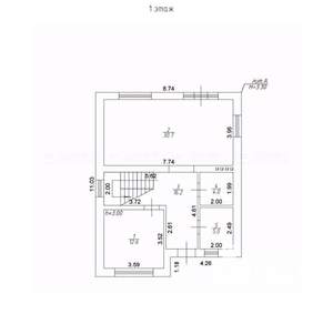 Дом 148м&sup2;, 2-этажный, участок 5 сот.  