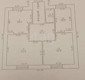Дом 223м², 2-этажный, участок 6 сот.  