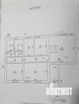 Дом 223м², 2-этажный, участок 6 сот.  