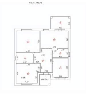 Дом 120м², 1-этажный, участок 5 сот.  