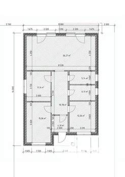 Дом 130м², 1-этажный, участок 5 сот.  