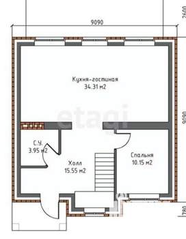 Дом 130м², 1-этажный, участок 5 сот.  