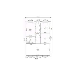 Дом 100м&sup2;, 1-этажный, участок 5 сот.  
