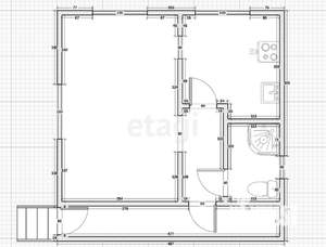 Дом 37м&sup2;, 1-этажный, участок 4 сот.  