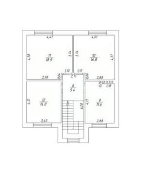 Дом 150м&sup2;, 2-этажный, участок 5 сот.  