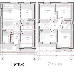 Дом 125м², 2-этажный, участок 4 сот.  