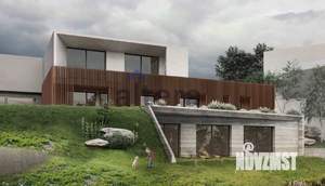 Коттедж 656м&sup2;, 3-этажный, участок 30 сот.  