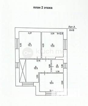 Дом 120м², 2-этажный, участок 4 сот.  
