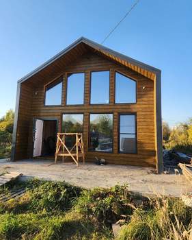 Дом 84м&sup2;, 2-этажный, участок 6 сот.  