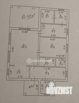 Дом 220м², 2-этажный, участок 7 сот.  