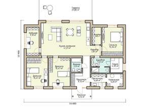 Дом 110м&sup2;, 1-этажный, участок 10 сот.  