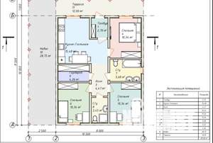 Дом 107м&sup2;, 1-этажный, участок 4 сот.  