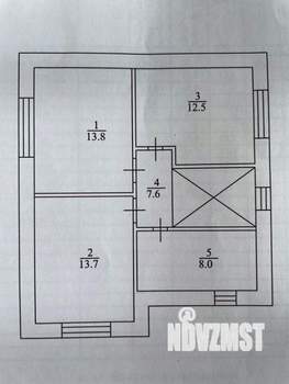 Коттедж 120м², 2-этажный, участок 5 сот.  