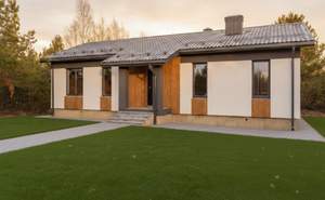 Дом 101м&sup2;, 1-этажный, участок 10 сот.  