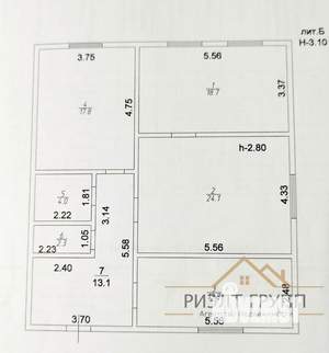Дом 94м², 2-этажный, участок 11 сот.  