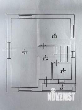 Коттедж 120м², 2-этажный, участок 5 сот.  