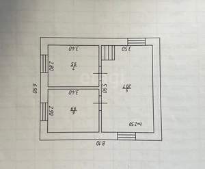 Дом 133м², 2-этажный, участок 10 сот.  