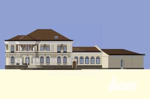 Дом 932м&sup2;, 3-этажный, участок 50 сот.  