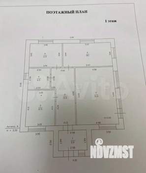 Дом 109м&sup2;, 1-этажный, участок 7 сот.  