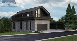 Дом 395м&sup2;, 2-этажный, участок 20 сот.  