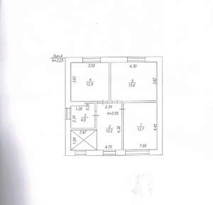 Коттедж 127м², 2-этажный, участок 4 сот.  