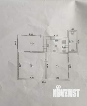 Дом 58м², 1-этажный, участок 5 сот.  