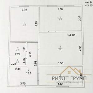 Дом 94м&sup2;, 2-этажный, участок 11 сот.  