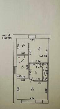 Дом 193м&sup2;, 2-этажный, участок 6 сот.  