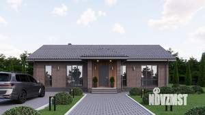 Дом 110м&sup2;, 1-этажный, участок 6 сот.  