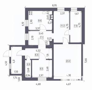 Дом 76м², 1-этажный, участок 10 сот.  