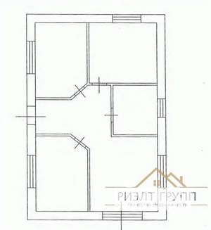 Дача 80м², 1-этажный, участок 4 сот.  